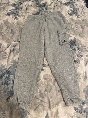 adidas Kids Gray Cargo Joggers